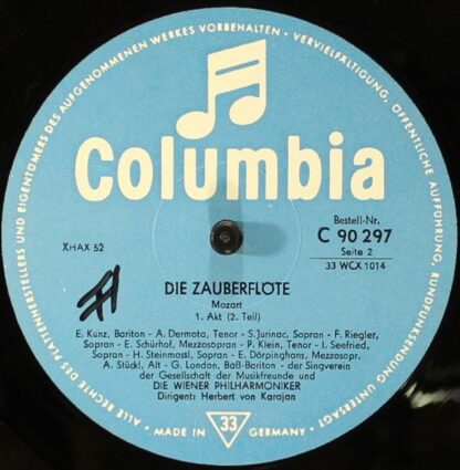 Columbia C 90 296 / 98 - Die Zauberflöte - Image 6