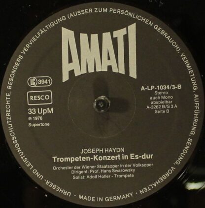 Amati A LP 1034 / 1-5 - Messe Nr.12 B-dur; Symphonien; Konzerte - Image 11