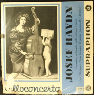 Supraphon LPM - 166 - Concerto For Violoncello And Orchestra In