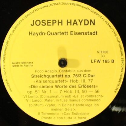 Not On Label LFW 165 - Streichquartett Op. 76 Nr. 2 D-Moll /Stre - Image 3