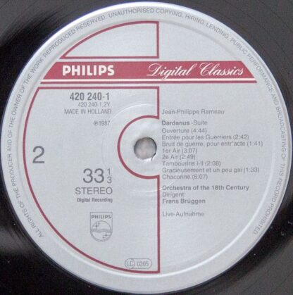 Philips Digital Classics 420 240-1 - Les Boréades / Dardanus (Su - Image 9