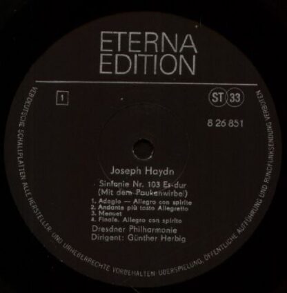 Eterna 8 26 851 - Die Londoner Sinfonien VI - Image 3