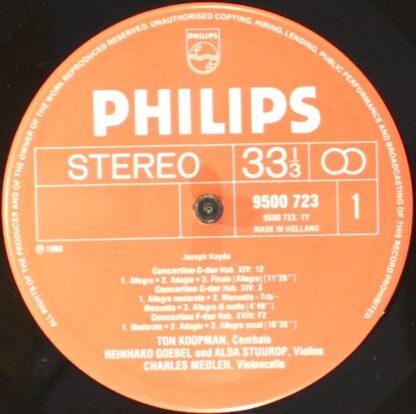 Philips 9500 723 - Concertini & Divertimenti Vol./ Folge I Hob. - Image 3