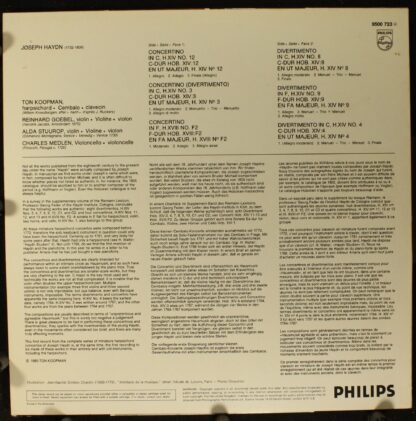 Philips 9500 723 - Concertini & Divertimenti Vol./ Folge I Hob. - Image 2