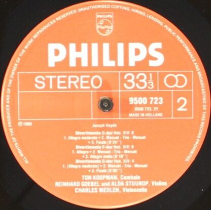 Philips 9500 723 - Concertini & Divertimenti Vol./ Folge I Hob. - Image 4