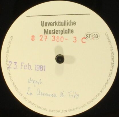 Eterna 8 27 379-381 - La Clemenza Di Tito - KV 621 - Image 6
