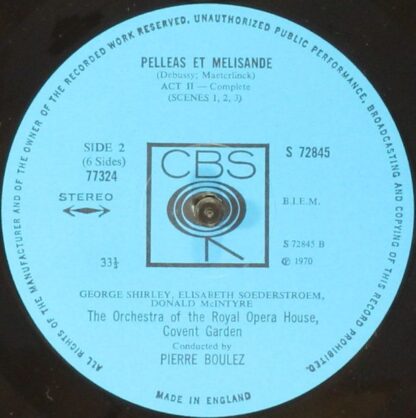 CBS 77324 - Pelléas Et Mélisande - Image 5