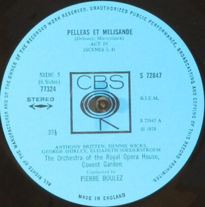 CBS 77324 - Pelléas Et Mélisande - Image 9