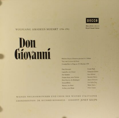 DECCA SKA 25 011-D/1-4 - Don Giovanni - Image 3