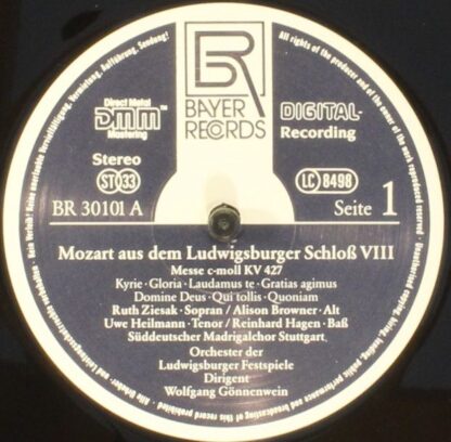 Bayer Records BR 30 022 - Mozart Aus Dem Ludwigsburger Schloß - Image 5