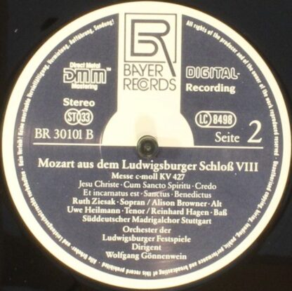 Bayer Records BR 30 022 - Mozart Aus Dem Ludwigsburger Schloß - Image 6