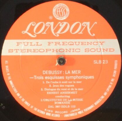 London Records SLB 23 - La Mer/ Rapsodie Espagnole - Image 4