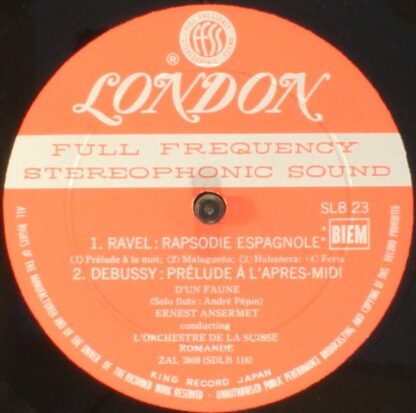 London Records SLB 23 - La Mer/ Rapsodie Espagnole - Image 3