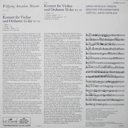 Melodia Eterna 8 26 479 - Violinkonzert G-dur KV 216 / Violinkon - Image 2