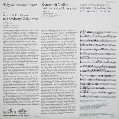 Melodia Eterna 8 26 479 - Violinkonzert G-dur KV 216 / Violinkon - Image 2