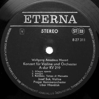 Eterna 8 27 311 - Violinkonzert A-dur KV 219, Rondo Für Violine - Image 3