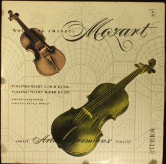 Eterna 8 20 132 - Violinkonzert G-dur KV 216 / Violinkonzert D-d