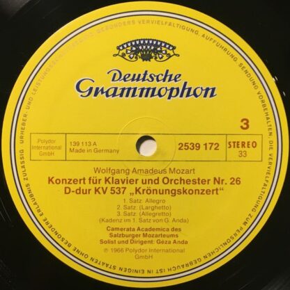 Deutsche Grammophon 2726 060 - Die Vier Letzten Klavierkonzerte - Image 5