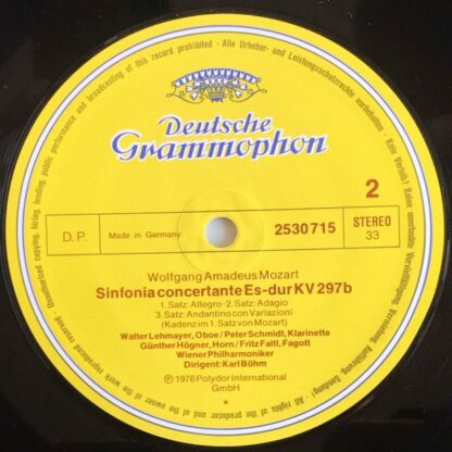 Deutsche Grammophon 2530 715 - Konzert Für Flöte Und Harfe KV 29 - Image 4