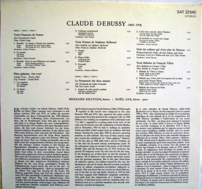 Telefunken SAT 22540 - Lieder. Songs. Melodies - Image 2