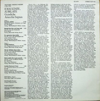 Eterna 8 27 174 - Exsultate, Jubilate • Geistliche Arien Für Sop - Image 2