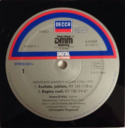 DECCA 411 832-1 - Exsultate Jubilate / Motets - Image 3