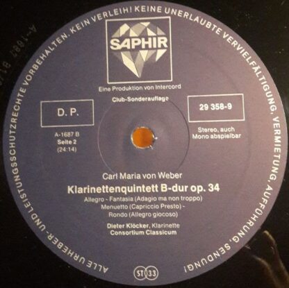 Saphir 29 358-9 - Klarinettenquintette - Image 5