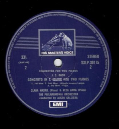 His Master's Voice SXLP 30175 - Concertos For Two Pianos - Image 4