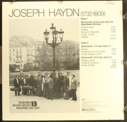Deutsche Harmonia Mundi 1C 065-99 900 - Sinfonien Nr. 45, Nr. 17 - Image 2