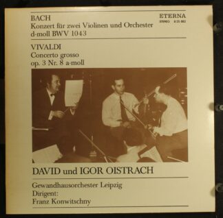 Eterna 8 25 882 - Konzert Für Zwei Violinen Und Orchester D-Moll