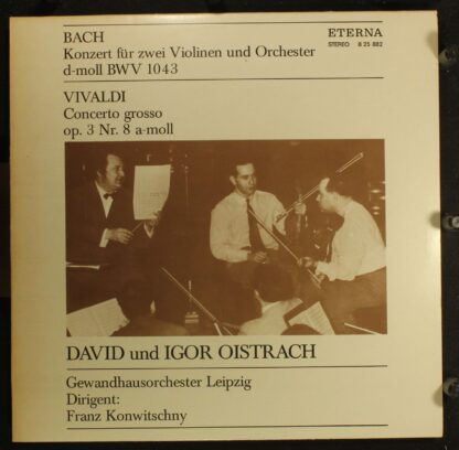 Eterna 8 25 882 - Konzert Für Zwei Violinen Und Orchester D-Moll