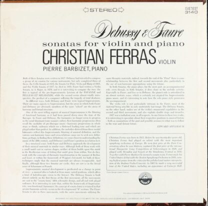 Everest 3140 - Sonatas For Violin And Piano - Image 2