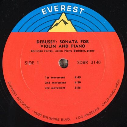 Everest 3140 - Sonatas For Violin And Piano - Image 3