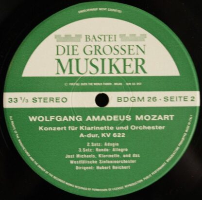 Bastei BDGM 26 - Die Grossen Musiker Leben Und Werk - Mozart (II - Image 11
