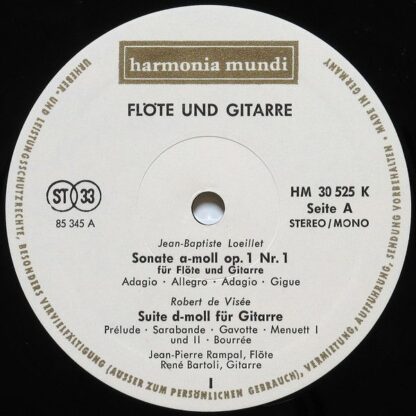 Harmonia Mundi HM 30 525 K - Flöte Und Gitarre - Image 3
