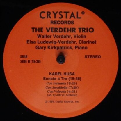 Crystal Records (5) S648 - Three Trios (Hoboken IV) / Sonata A T - Image 4