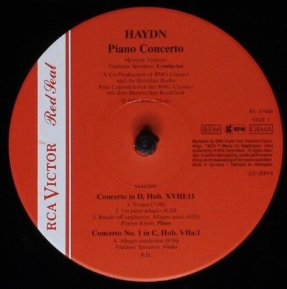 RCA Victor Red Seal RL 87948 - Haydn Piano Concerto; Violin Conc - Image 3