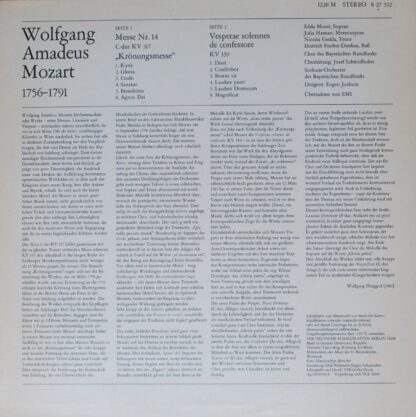 Eterna 8 27 532 - Messe C-dur KV 317  »Krönungsmesse« / Vesperae - Image 2