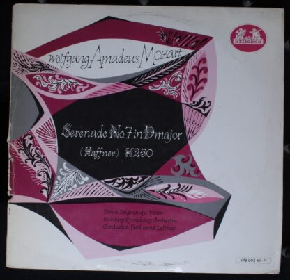 HELIODOR 478 092 - Serenade No.7 In D Major, K 250 (Haffner)