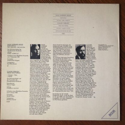 Norddeutscher Rundfunk F 668 120 - Barcarola - Trois Nocturnes - Image 2