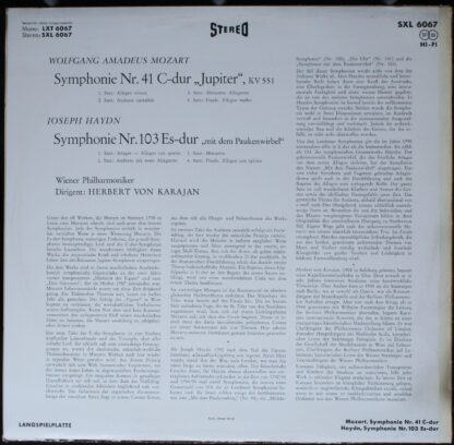 DECCA SXL 6067 - Symphonie Nr. 41 C-dur "Jupiter" / Symphonie Nr - Image 2