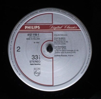 Philips 412 118-1 - Suite Bergamasque / Pour Le Piano / Estampes - Image 6