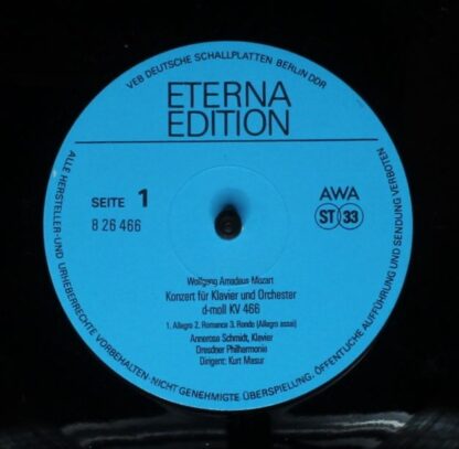 Eterna 8 26 466 - Klavierkonzert D-moll KV 466, Klavierkonzert C - Image 3