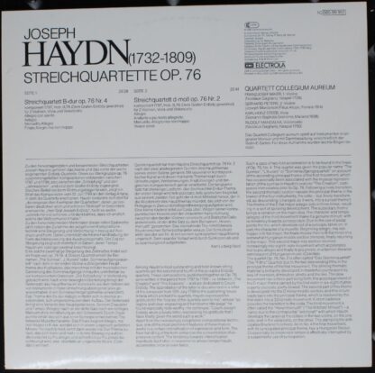 Deutsche Harmonia Mundi 1C 065-99 912 - Streichquartett B-dur, O - Image 2