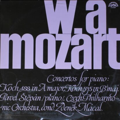 Supraphon 1 10 0537 - Concertos for piano: Köch. 488  in A major