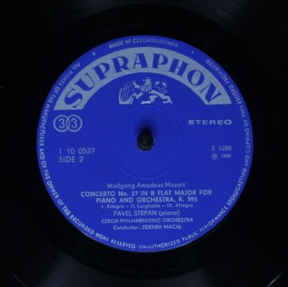 Supraphon 1 10 0537 - Concertos for piano: Köch. 488  in A major - Image 4