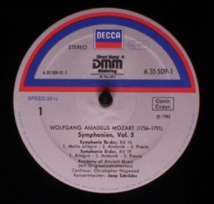 DECCA 6.35509 - Symphonien - Volume 5 - Image 5