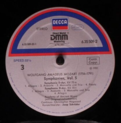 DECCA 6.35509 - Symphonien - Volume 5 - Image 7