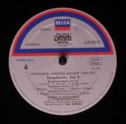 DECCA 6.35509 - Symphonien - Volume 5 - Image 8