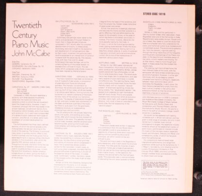 Pye Golden Guinea Records GSGC 14116 - Twentieth Century Piano M - Image 2